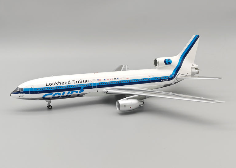 IF1011EA0124P | InFlight200 1:200 | Lockheed (Court Line) L-1011-385-1 TriStar, N305EA polished  with stand