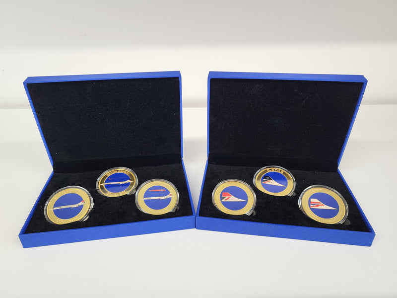 BACONCOINSET | Other Gifts | Limited Edition British Airways Concorde commemorative coin set;