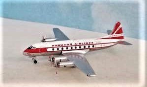 AC411220 | Aero Classics 1:400 | Viscount 700 Hawaiian Airlines N745HA