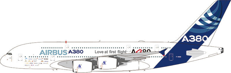 AV4188 | Aviation 400 1:400 | Airbus A380-861 Airbus House F-WWDD detachable gear