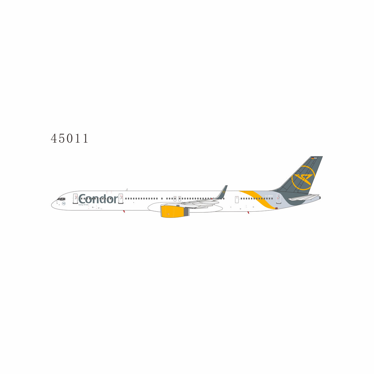 NG45011 | NG Models 1:400 | Boeing 757-300/w Condor D-ABON (Condor / Thomas Cook Airlines hybrid livery) | is due August 2026