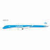 Die-cast metal model of an Airbus A350F in KLM Cargo livery by NG Models.