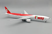 B-773-TW-706 | Blue Box 1:200 | T'way Air Boeing 777-367/ER HL8706 with stand