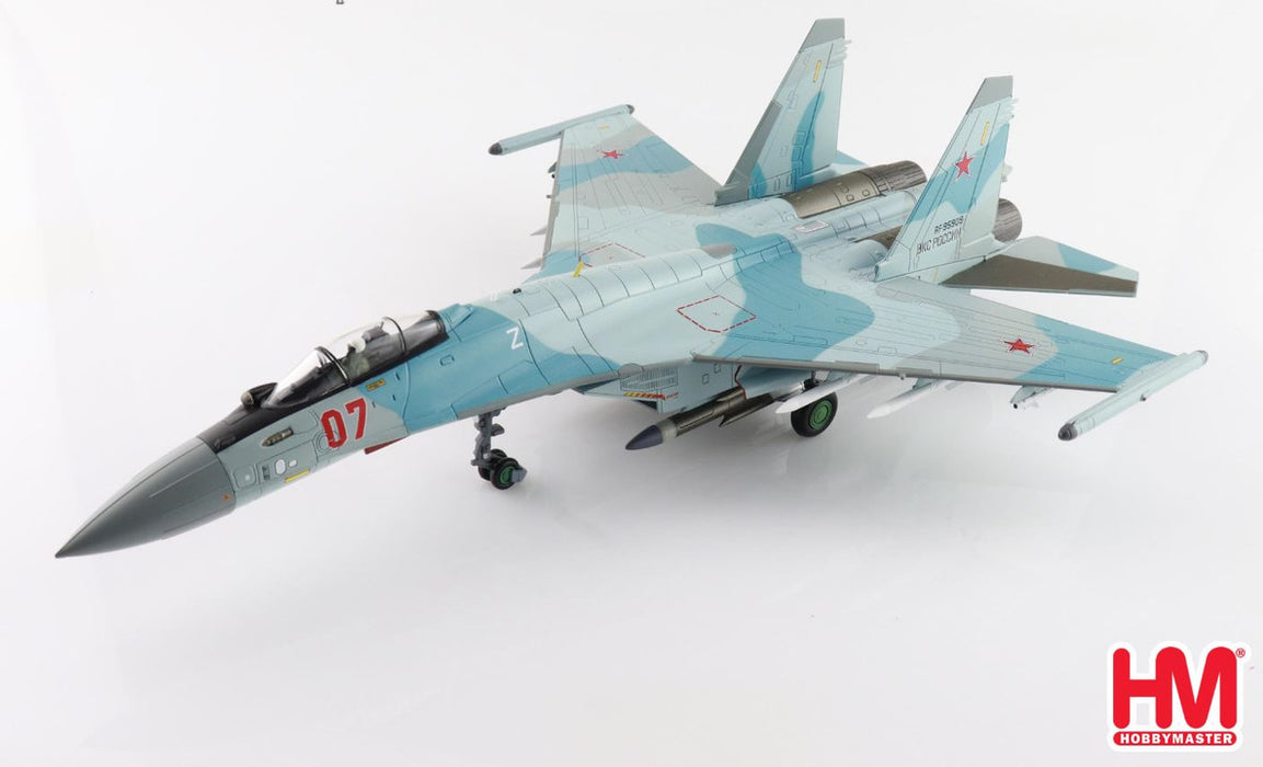 HA5715 | Hobby Master Military 1:72 | Su-35S Flanker E Red 07/RF-95909, Russian Air Force, Syria 2023 (with Khibiny ECM pods)