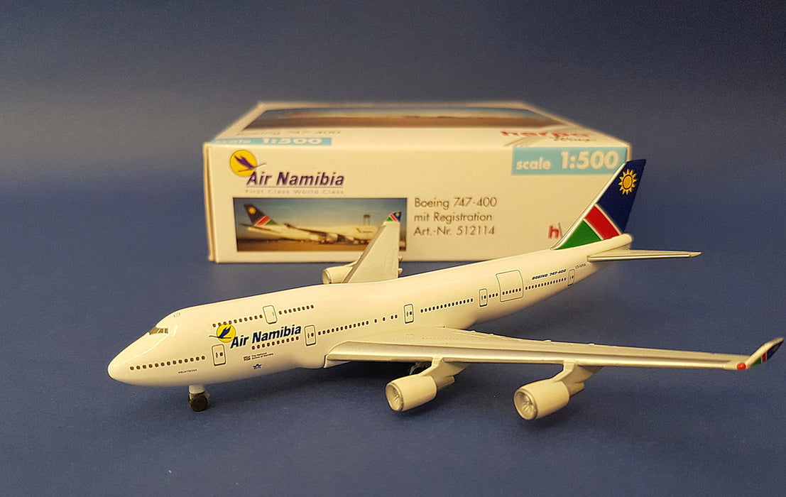 512114 | Herpa Wings 1:500 | Boeing 747-400 Air Namibia V5-NMA