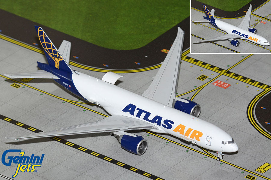 GJGTI2147 | Gemini Jets 1:400 | Boeing 777-200LRF Atlas Air N703GT (Interactive Series)