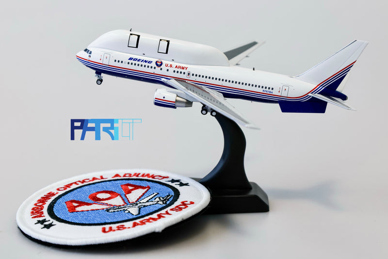 PT-400-015 | Patriot Models 1:400 | Boeing 767-200 Airbourne Optical Adjunct Boeing US Army Prototype N767BA | is due September 2025