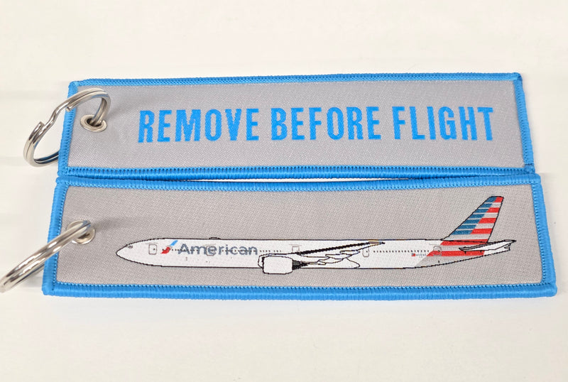 RBFAB777 | Gifts Key Rings | Boeing 777 American Airlines