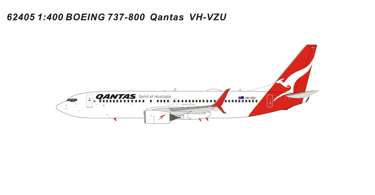 PM52405 | Panda Models 1:400 | Boeing 737-800 Qantas VH-VZU Spirit of Australia | was due TBC