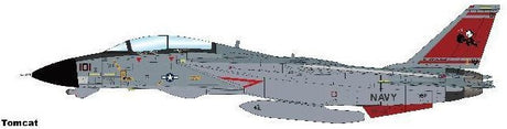 HA5253 | Hobby Master Military 1:72 | F-14D Tomcat US Navy 164603 VF-31 'the last Tomcat cruise'