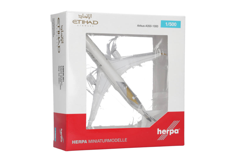 536639-001 | Herpa Wings 1:500 | Airbus A350-1000 Etihad Airways A6-XWC