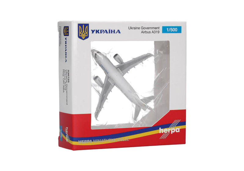 538725 | Herpa Wings 1:500 | Airbus A319 Ukraine Government UR-ABA