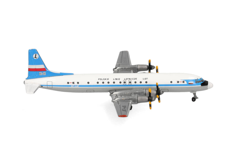 538787 | Herpa Wings 1:500 | Ilyushin IL-18 LOT Polish Airlines (original colours) SP-LSF