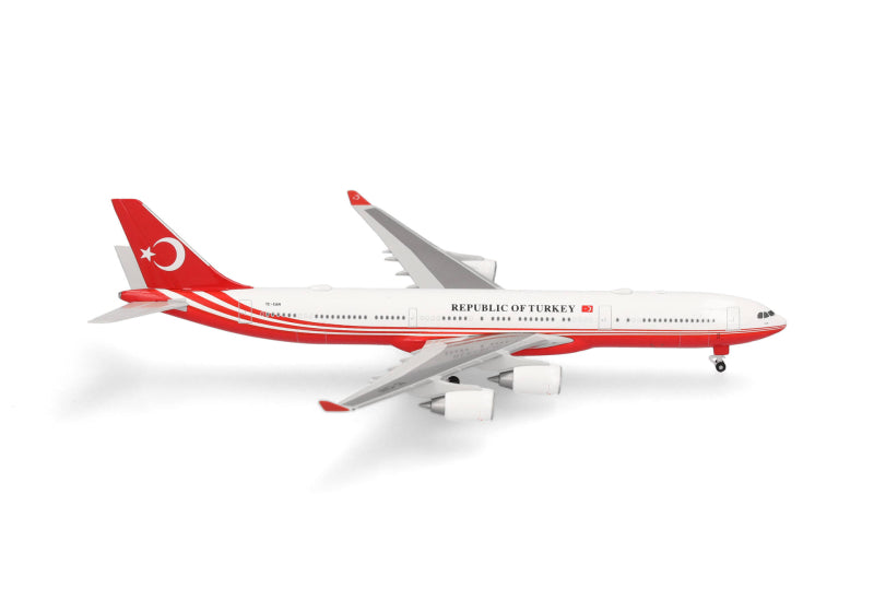538930 | Herpa Wings 1:500 | Airbus A340-500 Turkey Government TC-CAN