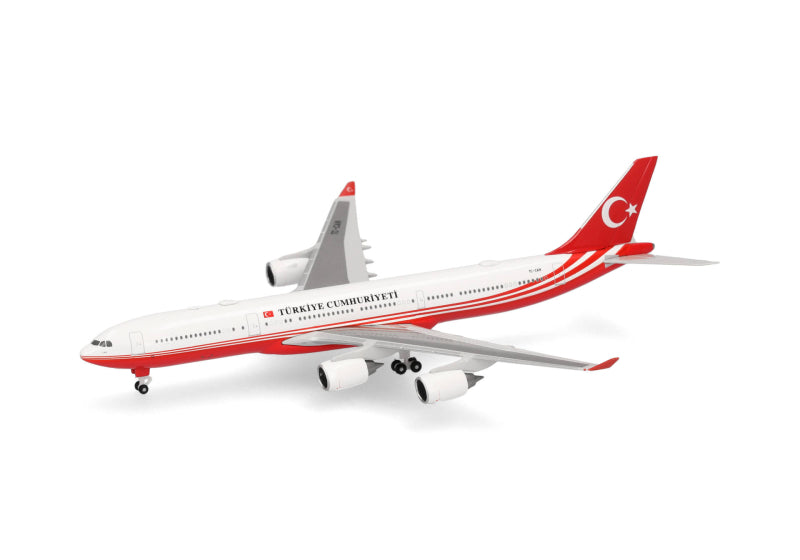 538930 | Herpa Wings 1:500 | Airbus A340-500 Turkey Government TC-CAN