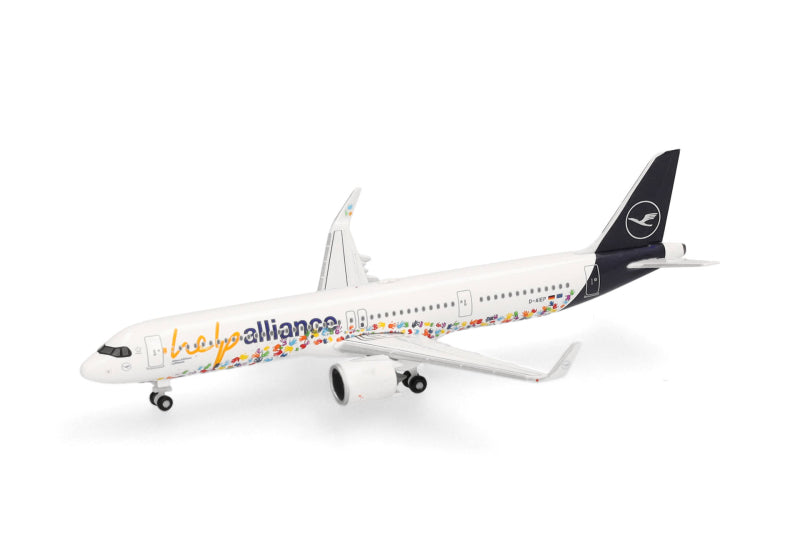 538961 | Herpa Wings 1:500 | Airbus A321neo Lufthansa "Help Alliance" D-AIEP