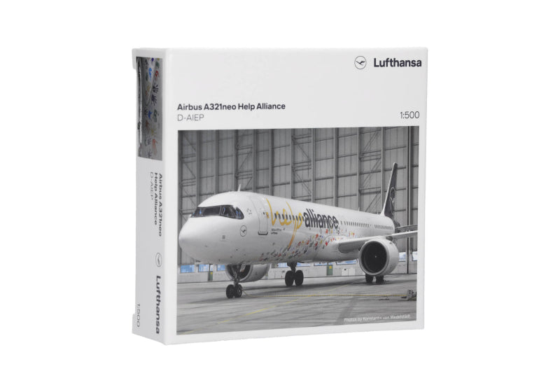 538961 | Herpa Wings 1:500 | Airbus A321neo Lufthansa "Help Alliance" D-AIEP