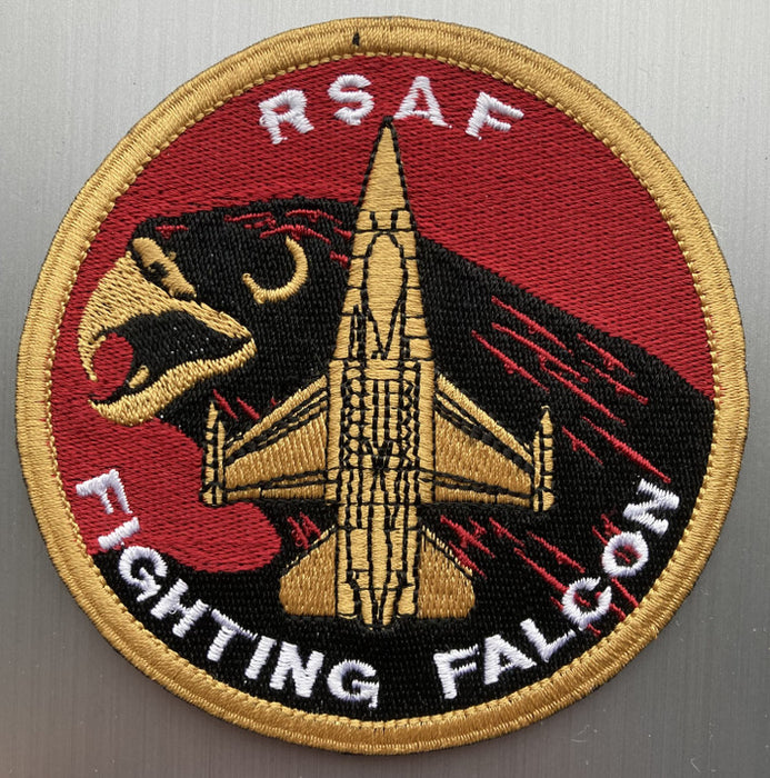 PATCH56 | Patches | 95mm Embroidered Patch - RSAF Fighting Falcon.