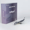 NG Models 1:400 scale die-cast metal Airbus A350-1000 Starlux Airlines B-58553 model in silver.