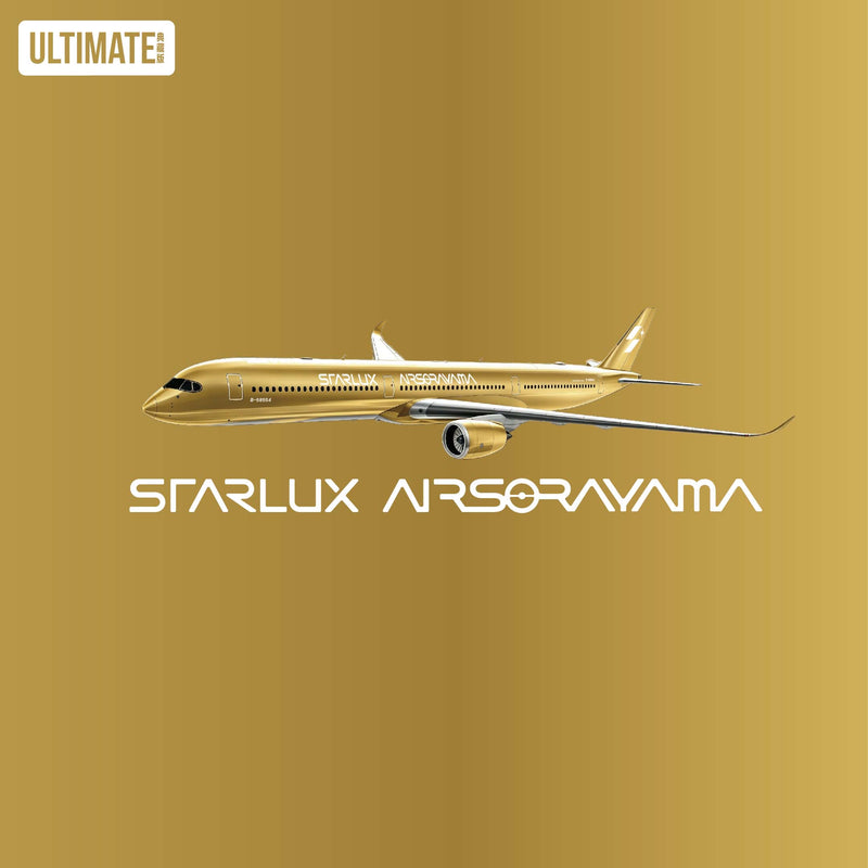 NG57047 | NG Models 1:400 | Airbus A350‑1000 Starlux Airlines B-58554 (Airsorayama Golden; Luxurious packaging) (with stand) | is due August 2026