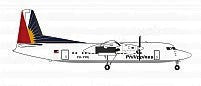 572811 | Herpa Wings 1:200 1:200 | Fokker 50 Philippine Airlines PH-PRG