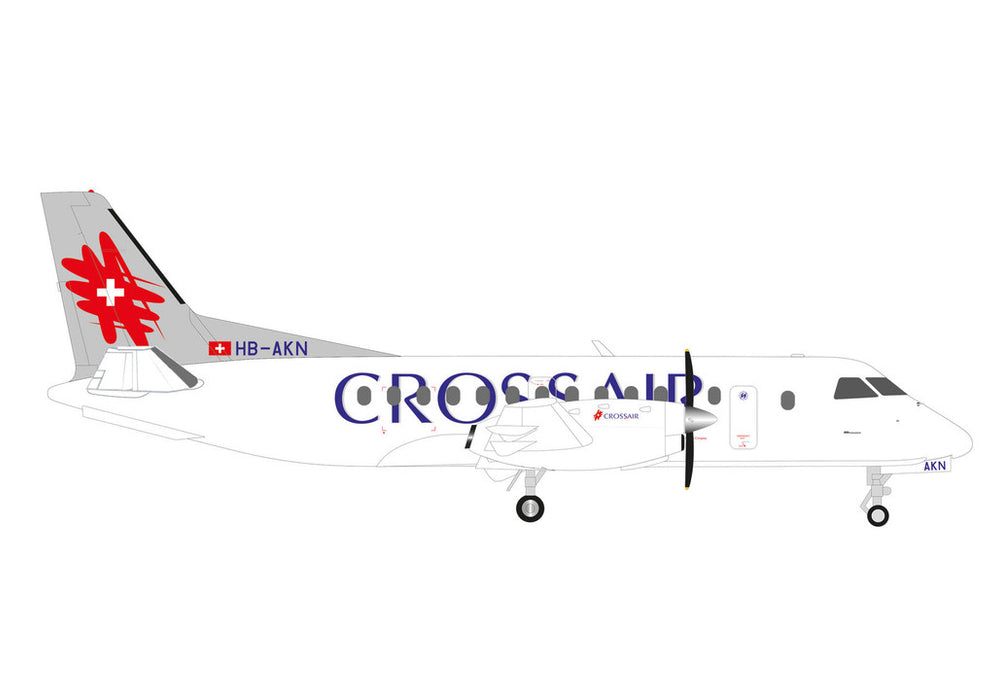 573252 | Herpa Wings 1:200 | Saab 340 Crossair HB-AKN | was due December 2024