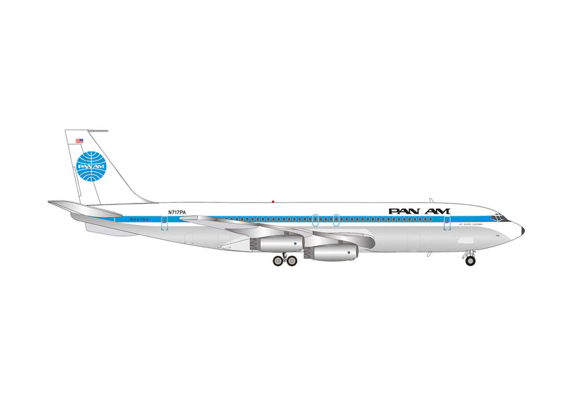573696 | Herpa Wings 1:200 | Pan Am Boeing 707-320 - N717PA Jet Clipper Fleetwing | is due June 2025