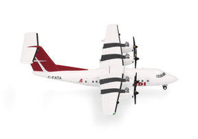 Herpa Wings 1:200 scale die-cast metal De Havilland Air Tindi Canada DHC-7 model airplane.