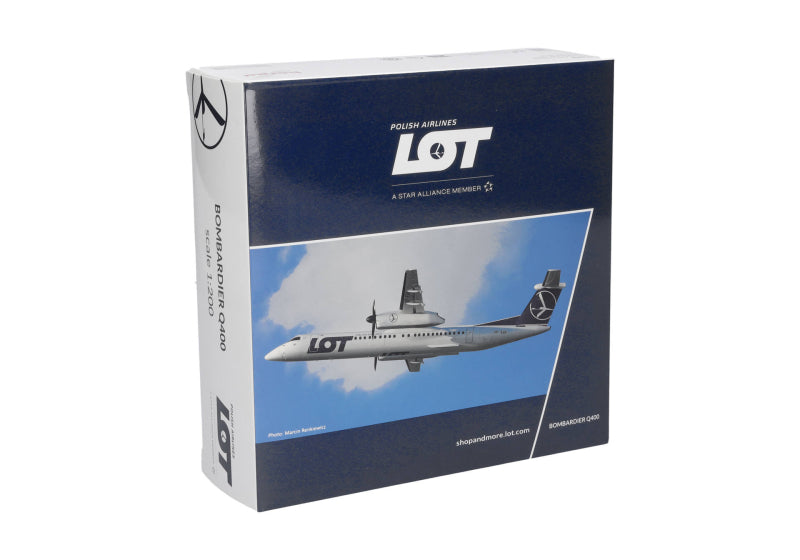 573955 | Herpa Wings 1:200 | Bombardier Q400 LOT Polish Airlines SP-EQF