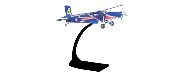 580328 | Herpa Military 1:72 | Accessories - Display Stand for Pilatus (die-cast)