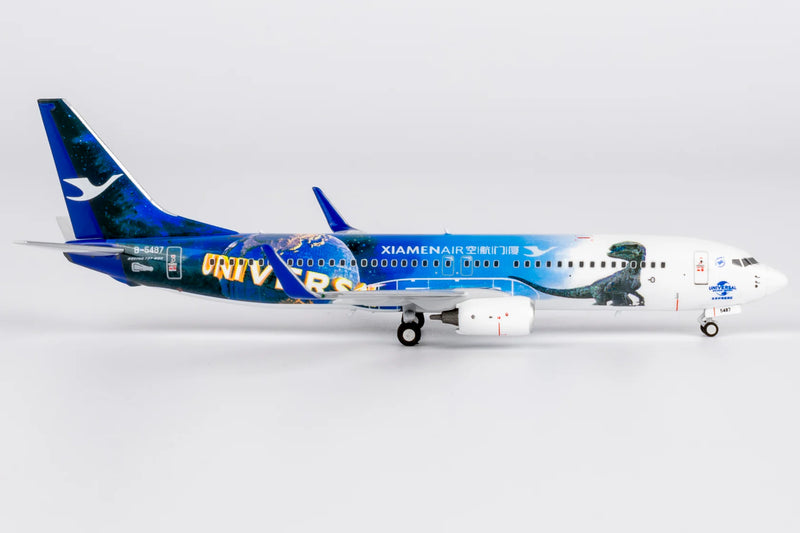 NG58228 | NG Models 1:400 | Boeing 737-800/w Xiamen Airlines B-5487 (Universal Beijing Resort - Jurassic World Isla Nublar)