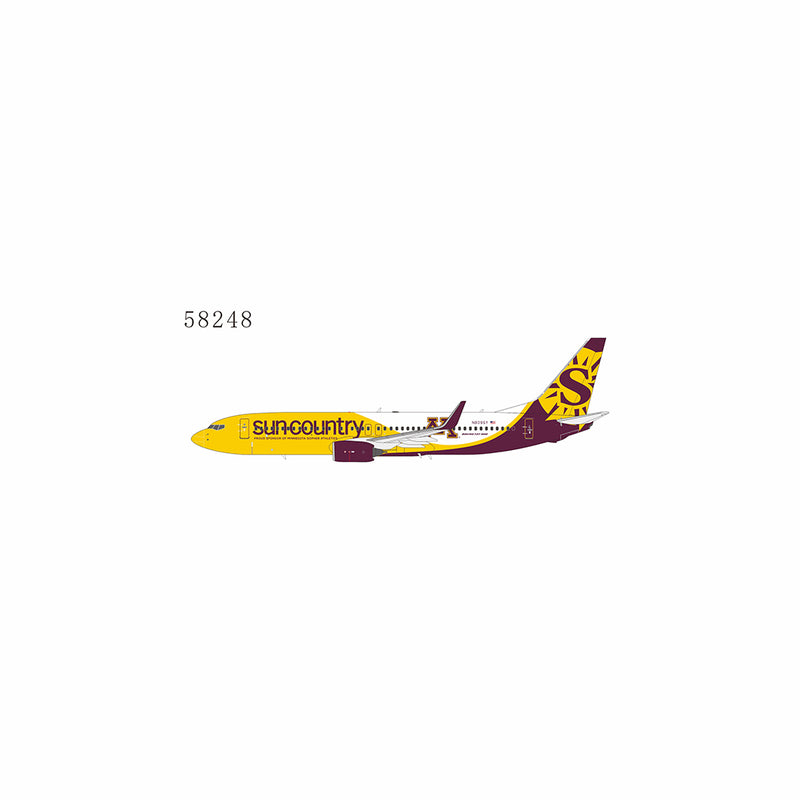NG58248 | NG Models 1:400 | Boeing 737-800/w Sun Country Airlines N809SY (New Golden Gophers livery) | is due July 2025