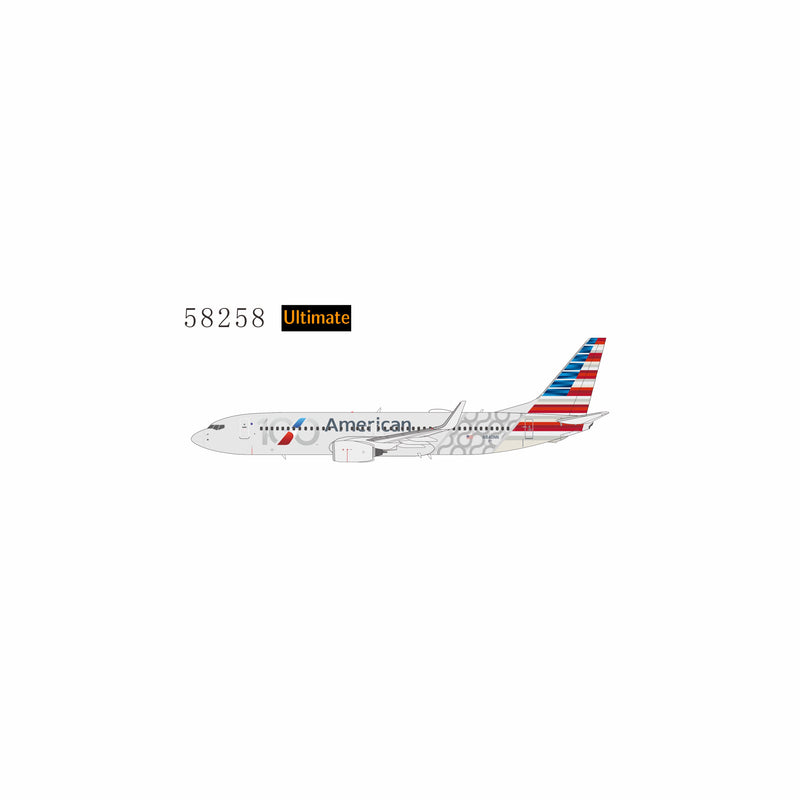 NG58258 | NG Models 1:400 | Boeing 737-800 American Airlines N840NN 100th Anniversary Luxurious packaging) (with stand) | is due August 2026