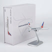 NG Models American Airlines Boeing 737-800 die-cast metal model with stand.