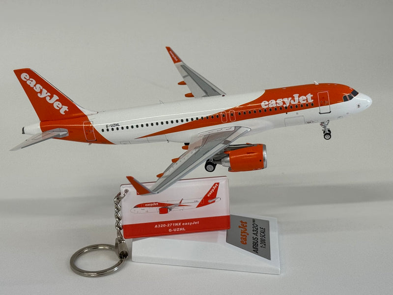 320-ZHL | JFox Models 1:200 | Airbus A320-271NX (neo) | Easyjet G-UZHL
