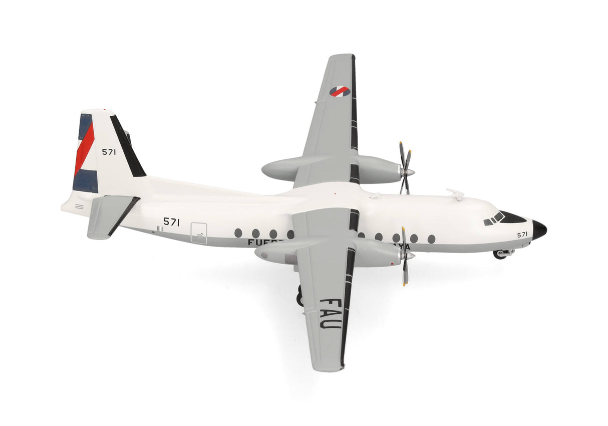 573368 | Herpa Military 1:200 | Fairchild FH-227D LCD Uruguayan AF 571, Fuerza Aerea Uruguaya