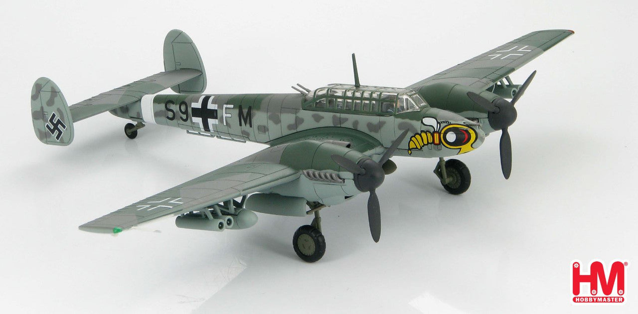 HA1806 | Hobby Master Military 1:72 | Messerschmitt Bf 110G-2 S9+FM, II/ZG 1, 'Wespen (Wasp)', Italy 1943