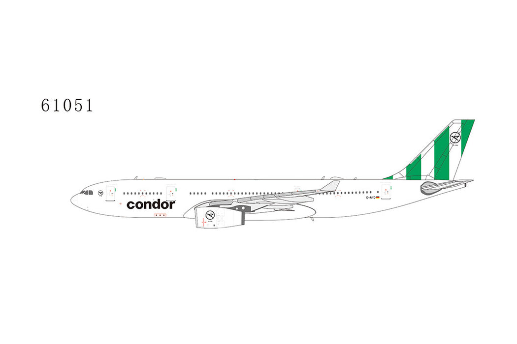 NG61051 | NG Models 1:400 | Airbus A330-200 Condor D-AIYD (green tail)