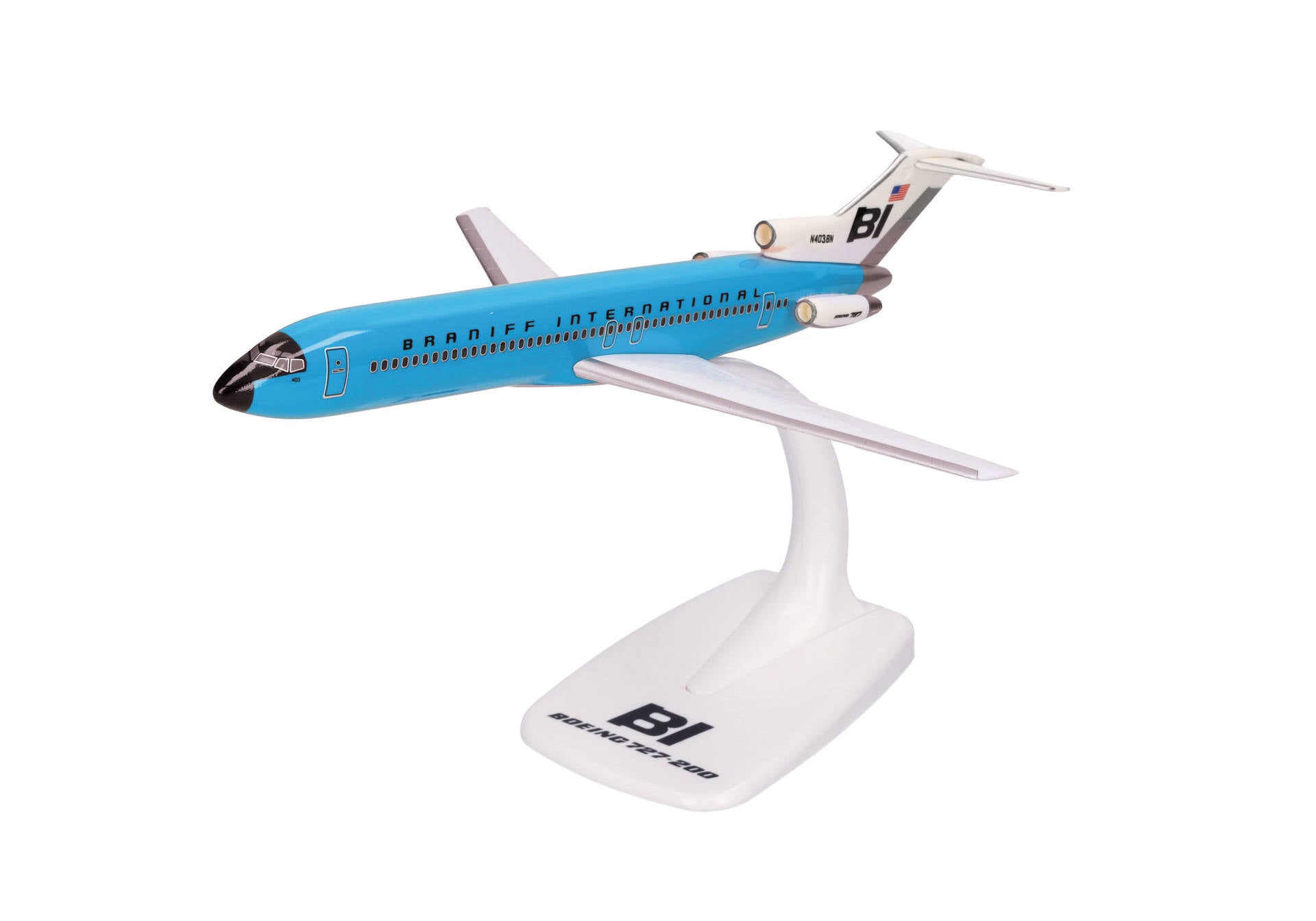 613996 | Herpa Snap-Fit | Braniff International Boeing 727-200
