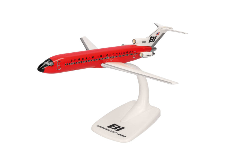 614016 | Herpa Snap-Fit | Braniff International Boeing 727-200 - Solid Red - N401BN | is due June 2025