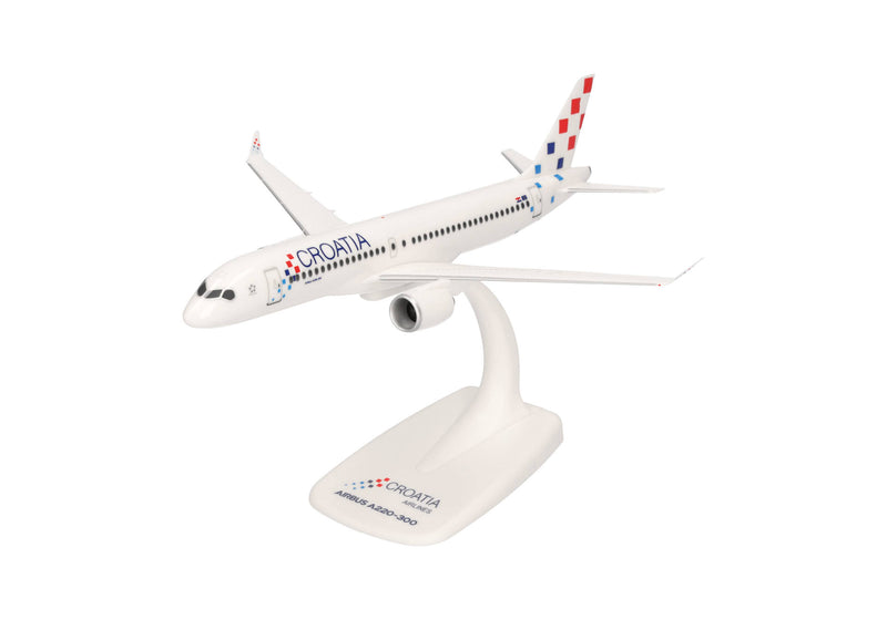 614566 | Herpa Snap-Fit | Croatia Airlines Airbus A220-300 - 9A-CAE Zagreb