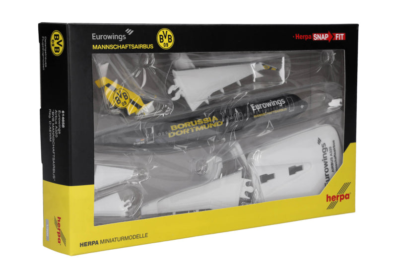 614658 | Herpa Snap-Fit 1:200 | Airbus A320 Eurowings "BVB Mannschaftsairbus" (Team Airbus 2025) D-AEWM