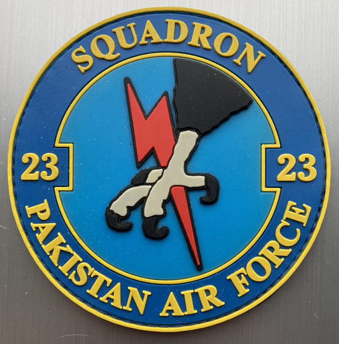 PATCH61 | ARD Souvenirs Patches | 100mm PVC Patch - Pakistan Air Force, 23 Sqn.