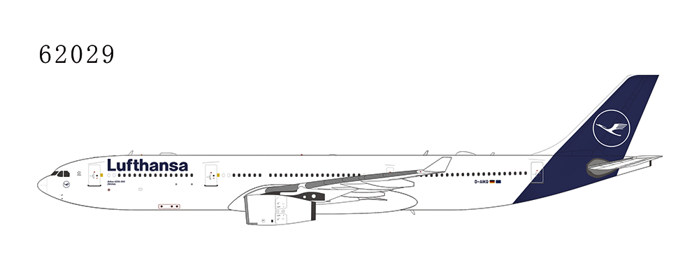 NG62029 | NG Models 1:400 | Airbus A330-300 Lufthansa D-AIKQ