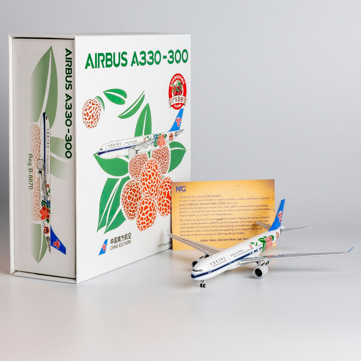 NG62067 | NG Models 1:400 | Airbus A330-300 B-8870 China Southern Airlines PW engines Guangdong Lychee ULTIMATE COLLECTION | was due July 2024