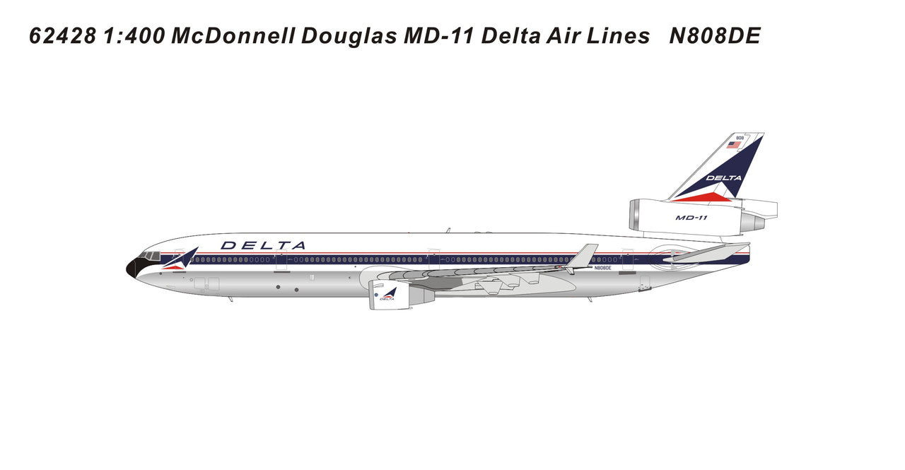 PM62428 | Panda Models 1:400 | Douglas MD-11 Delta Air Lines  N808DE | was due December 2024