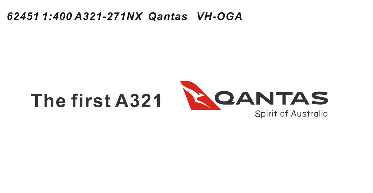 PM62451 | Panda Models 1:400 | Airbus A321-271NX Qantas VH-OGA | was due December 2024