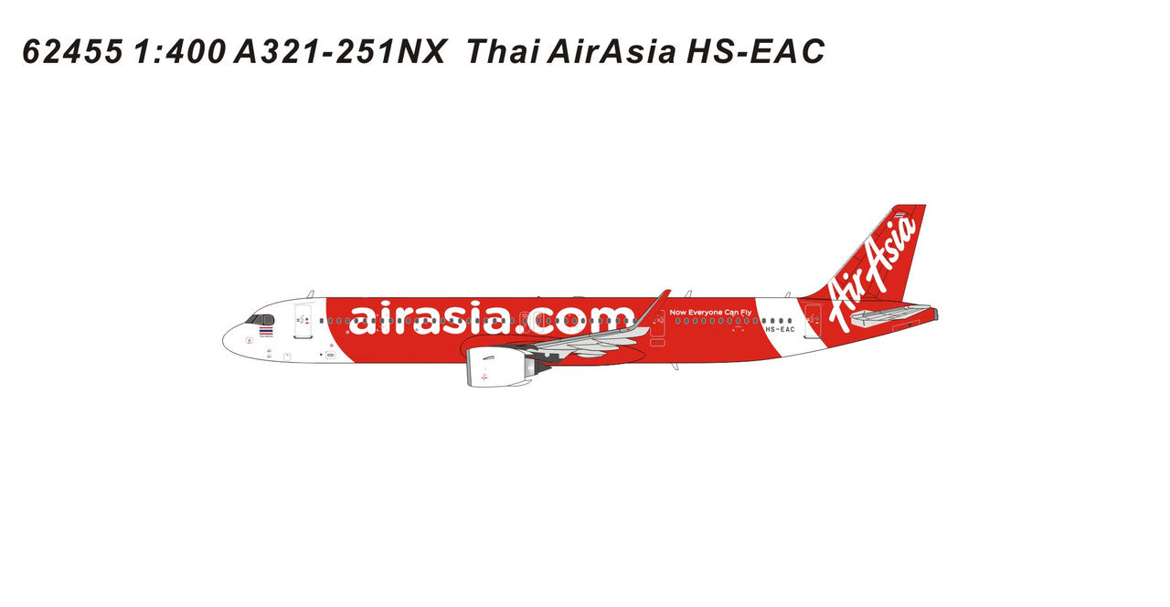 PM62455 | Panda Models 1:400 | Airbus A321-251NX AirAsia HS-EAC | was due December 2024