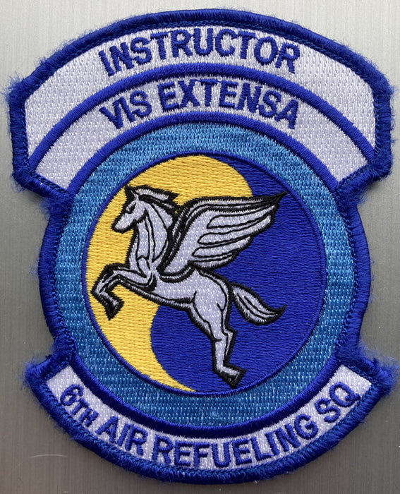 PATCH62 | ARD Souvenirs Patches | 115mm Embroidered Patch - 6th Air Refueling Sqn 'Instructor'.