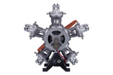 TECHING DM116 5-Cylinder Radial Engine metal model kit